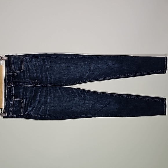 American Eagle size 4 next level stretch dark wash super high rise jeggings - Picture 1 of 8